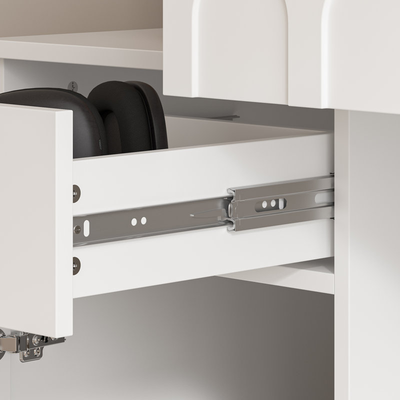 Carenza Computer Desk, White