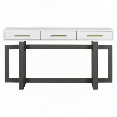 3-Drawers Console Table for Entryway, Hallway, Living Room