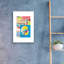 «Color Layers II par Courtney Prahl, art mural en verre acrylique-1786198812