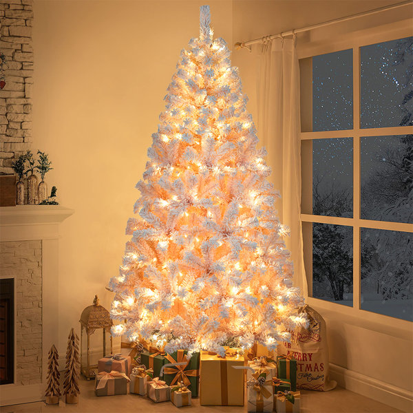 The Holiday Aisle® Christmas Tree with 300 LED Lights - Includes a