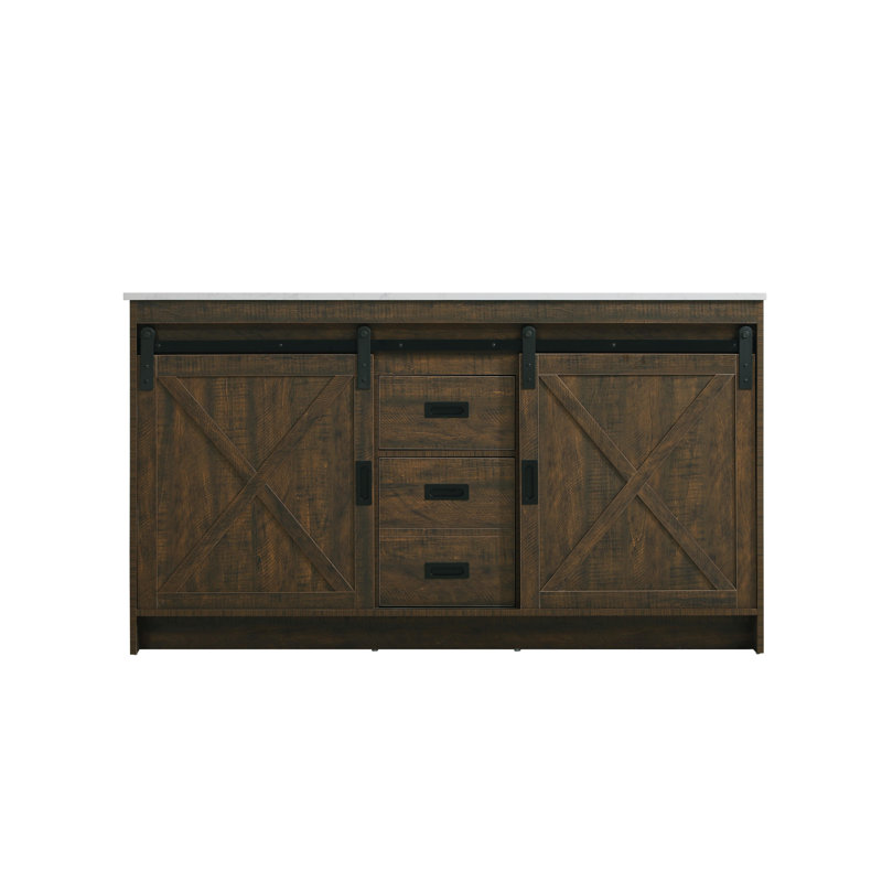 Meuble-lavabo double 60 po Boden, Expresso