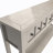 Ashay Rustic Console Table,Entry table,Hallway table with 60" Long with two Different Size Drawers and Bottom Shelf-1435475749