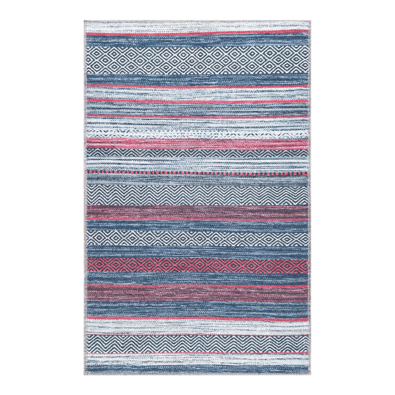 Aaroon Striped Indoor Rug, Rectangle 2' x 3'