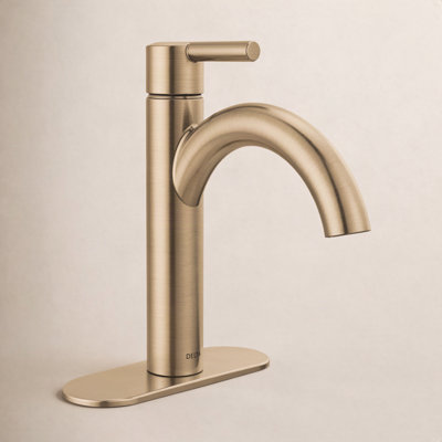 Nicoli Single-Handle Bathroom Faucet with Drain