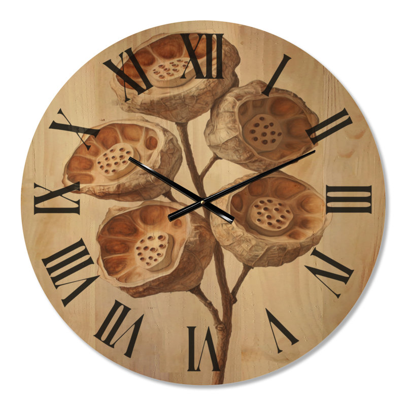 Solid Wood Wall Clock, Grand