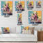 Horloge murale Nature morte avec fleurs-1537785002