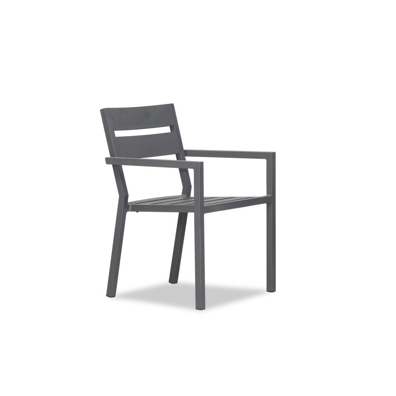 Pacifica Outdoor Dining Armchair, Slate