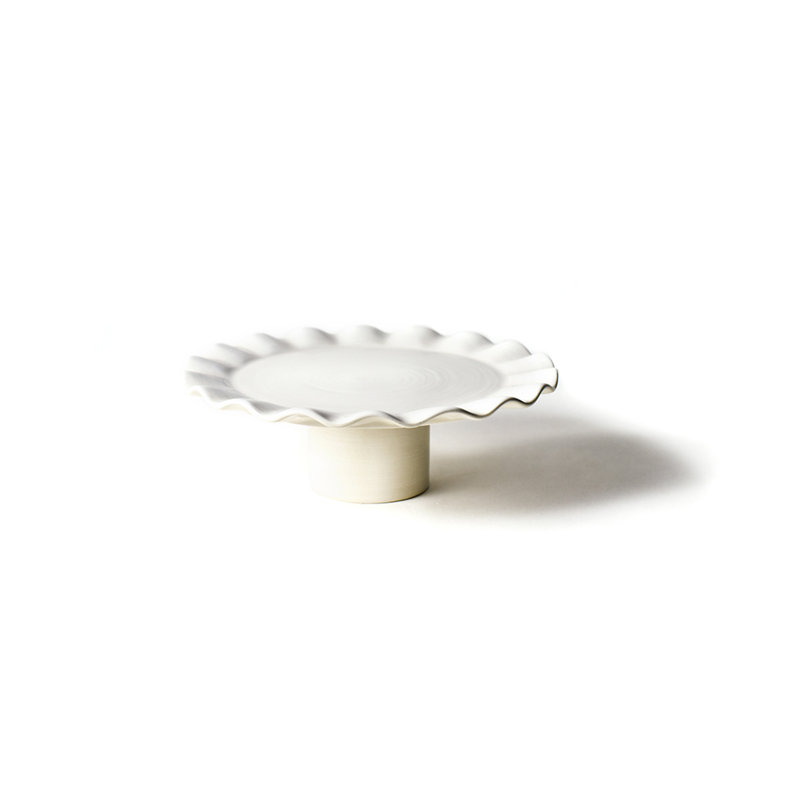 Signature 11 Ruffle Cake Stand White