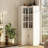 78.9'' H 5-Layer Corner Bookcase With Glass Doors