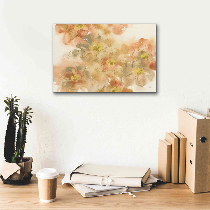 «Earthly Freesia» par Chris Paschke, estampe numérique sur toile, H 12 po x l 18 po x P 0,75 po