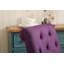 Chaise parsons capitonnée en bois massif Habit, ensemble de 2, mauve-2008376603