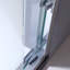 Rouleau de porte de douche coulissant double sans cadre moderne de l 48 po x H 74 po avec verre trempé de 1/3 po (8 mm) et certifié Sgcc