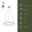 Marni Aluminum/Steel LED Chandelier-220639886-220639883