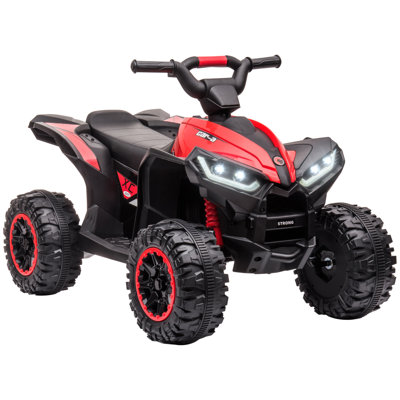 HOMCOM 12V Electric Quad Bike for Kids Ride On Car ATV Toy Ages 3-5