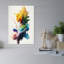 Vibrant Color Explosion Abstract Colorful Modern Landscape Nature Wall Art Print by Mauro - Wrapped Canvas Print-135618975