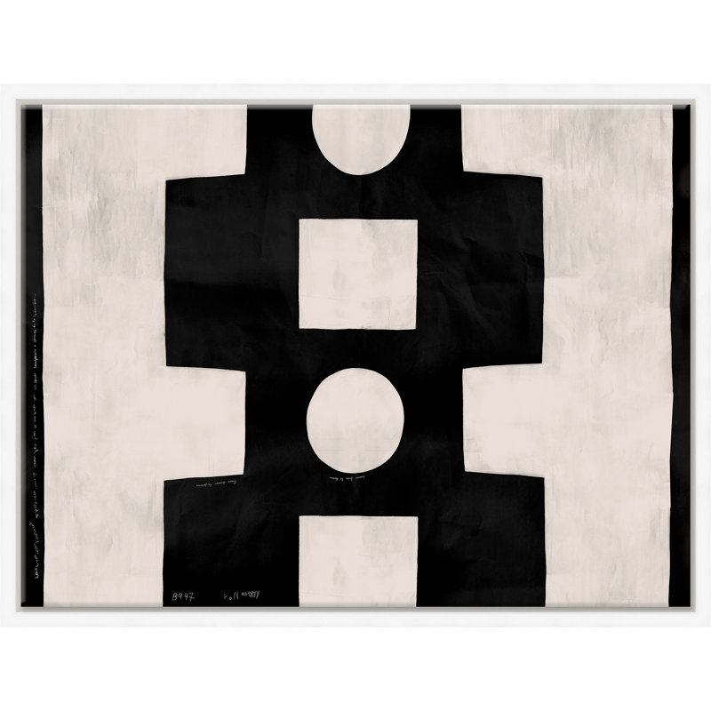 "Abstrait blanc et noir (var. 1)"