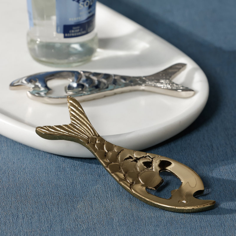 Fish Bottle Opener, Gold