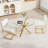 Round Glass Dining Table Set-1315225652-1315225655