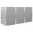 6.79 ft. W x 2.54 ft. D Stainless Steel Horizontal Garbage Shed-73410397