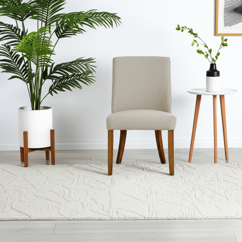 Chaises parson rembourrées Selene Kensington, naturel récupéré