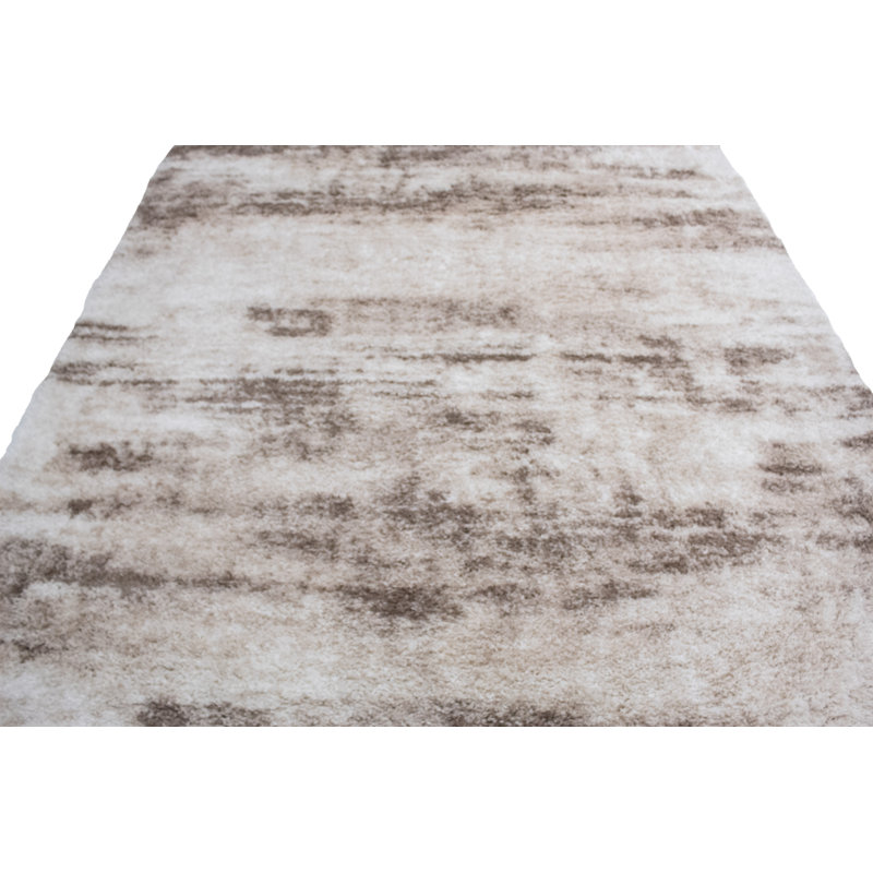 Alban Indoor Shag Beige Area Rug, Rectangle 7'10" x 10'