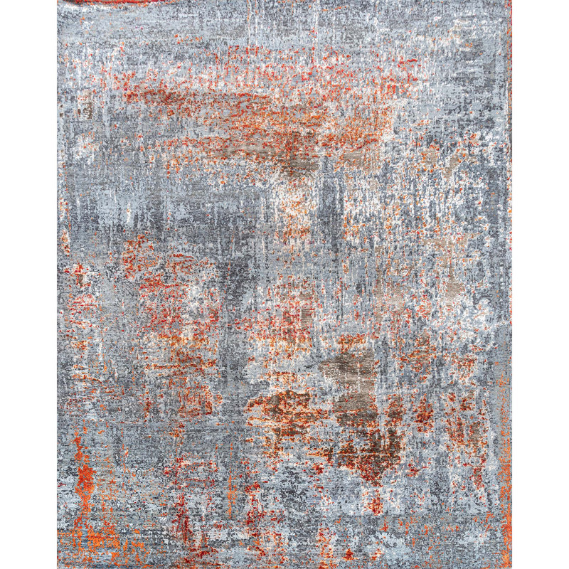 Abstract Area Rug, Rectangle 8' x 10'