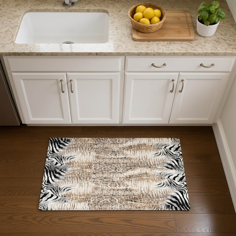 Tapis Mayfield Premium lavable à la machine, Ivoire ivoire, 1 pi 8 po x 2 pi 6 po