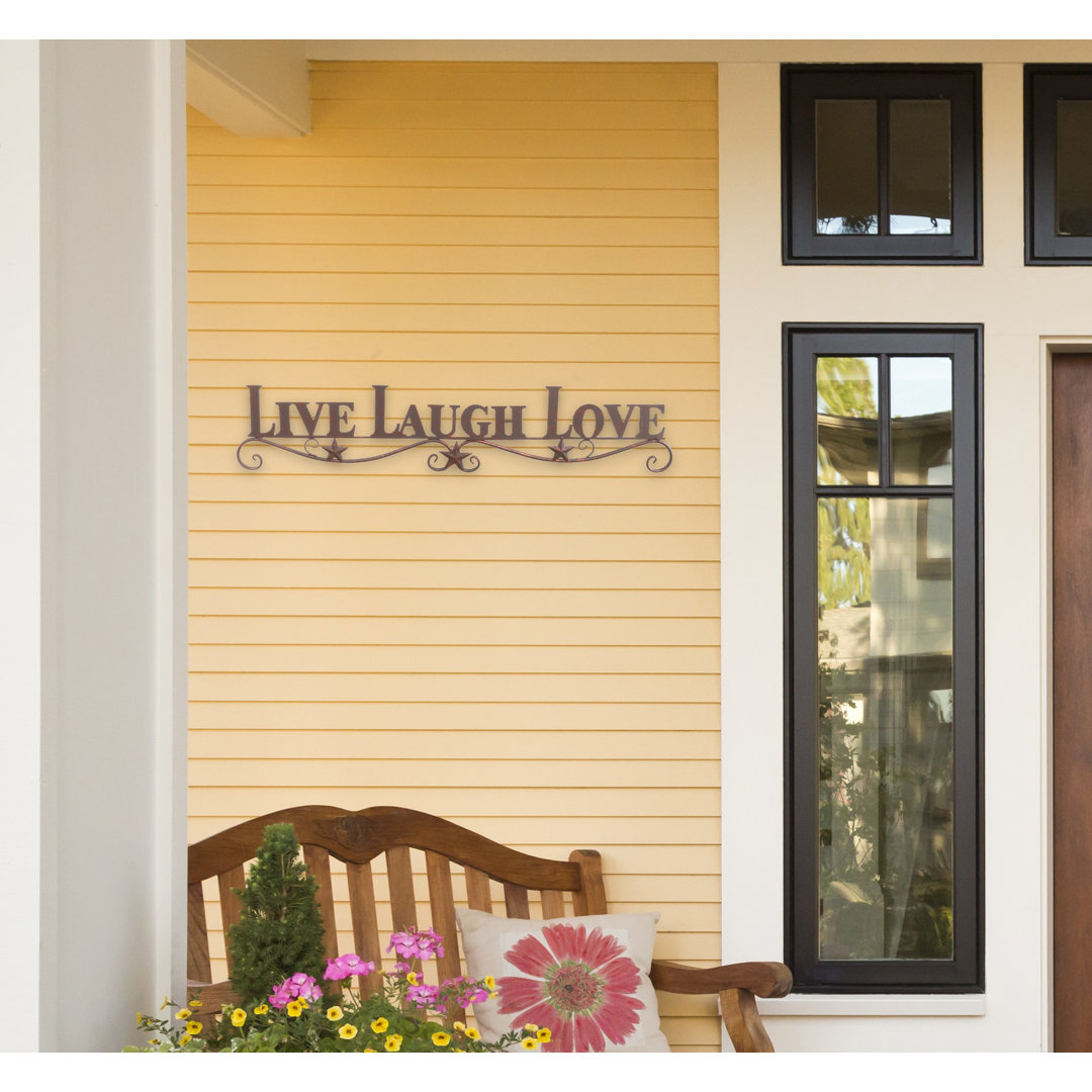 Farmhouse Wall Decor on Metal Gracie Oaks