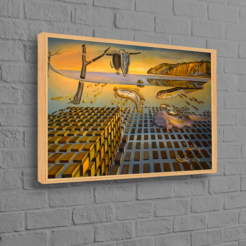 Print on Canvas, 20 cm H x 30 cm W, White Floater Framed
