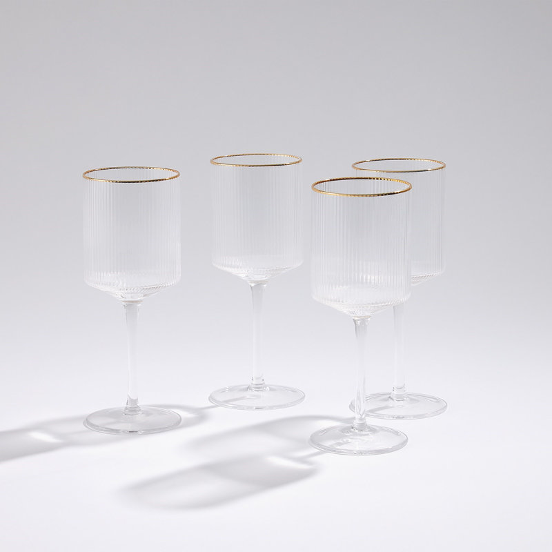 Handmade Red Wine Glass