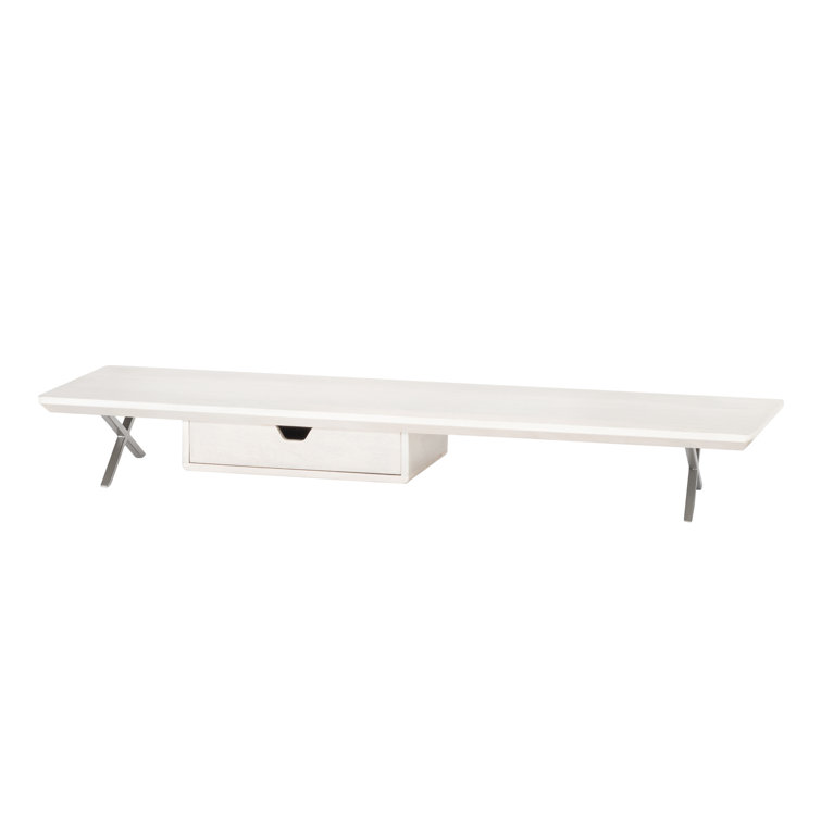 Sumekh Wood Monitor Stand with Drawer