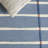 Zoticus Handtufted Wool & Cotton Striped Rug in Blue/Ivory-1079484167