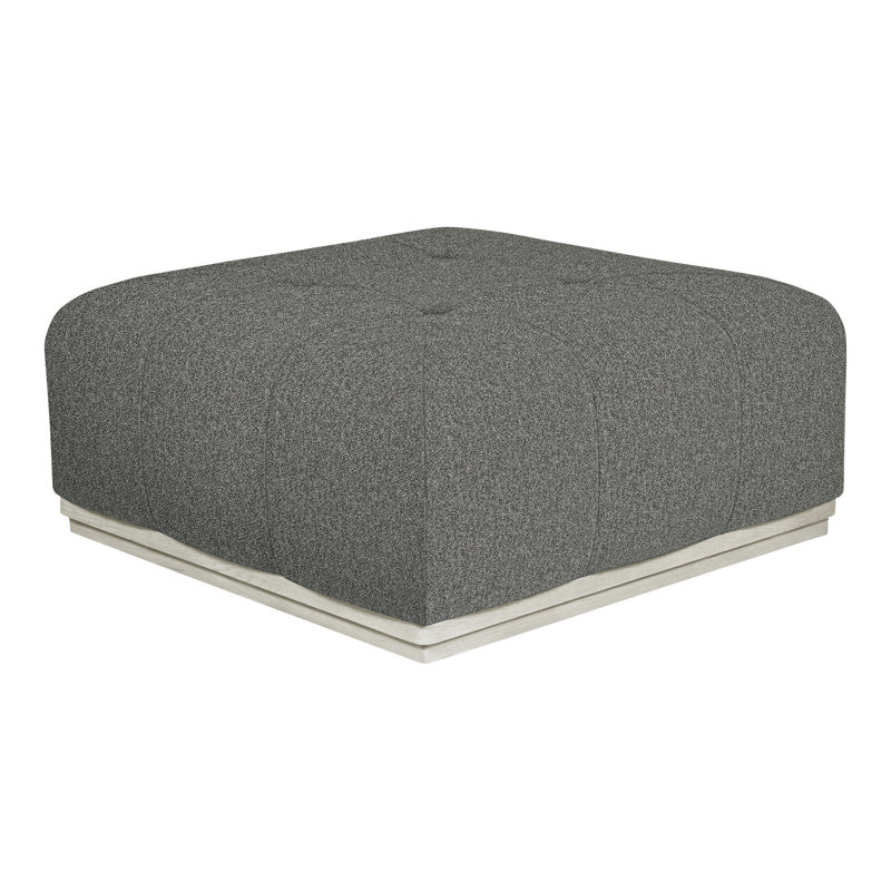 Denison By Thom Filicia Square Ottoman, Ian Pewter, Wrenn