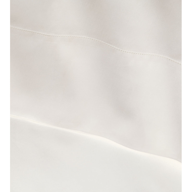Roma Luxe Egyptian Cotton Sateen Sheet Set, King Sheet Set + 2 Pillowcases, Ivory