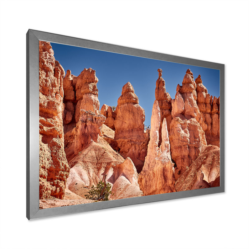 " Bryce Canyon National Utak I ", 34" H x 44" W x 1.5" D, Silver Picture Framed