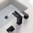 Widespread Bathroom Faucet 3 Hole, 2-Handle Bathroom Sink Faucet with Drain Assembly-111854782