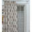 Handmade Linen Pleated Curtains – Gray Brown Floral Block Print Drapes for Living Room-676432519