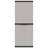 vidaXL Outdoor Storage Cabinet - Weather-Resistant Polypropylene / PP, Adjustable Shelves, Lockable, Compact Design for Garden/Balcony/Patio, Grey & Black, 38.2" x 14.6" x 65"-1380788546-1408195621