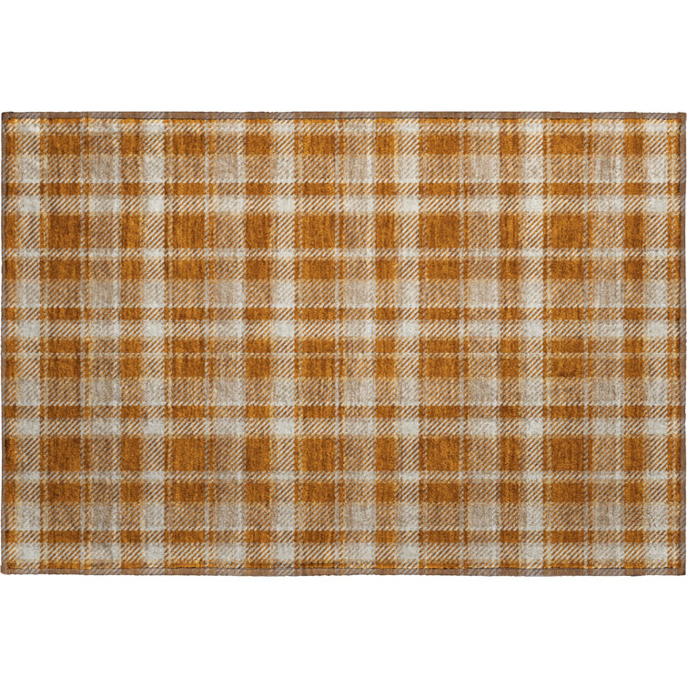 Premium Machine Washable Cerrito AMF563 Paprika Rug