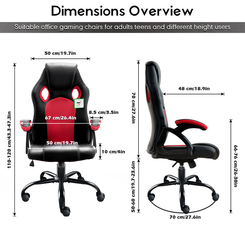 Office Chair, Red