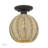 Aliane 1 Light Bronze Small Semi-flush-1228101013