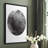 Graphite Moon I Framed Print - Solid Wood-364547684-364547685