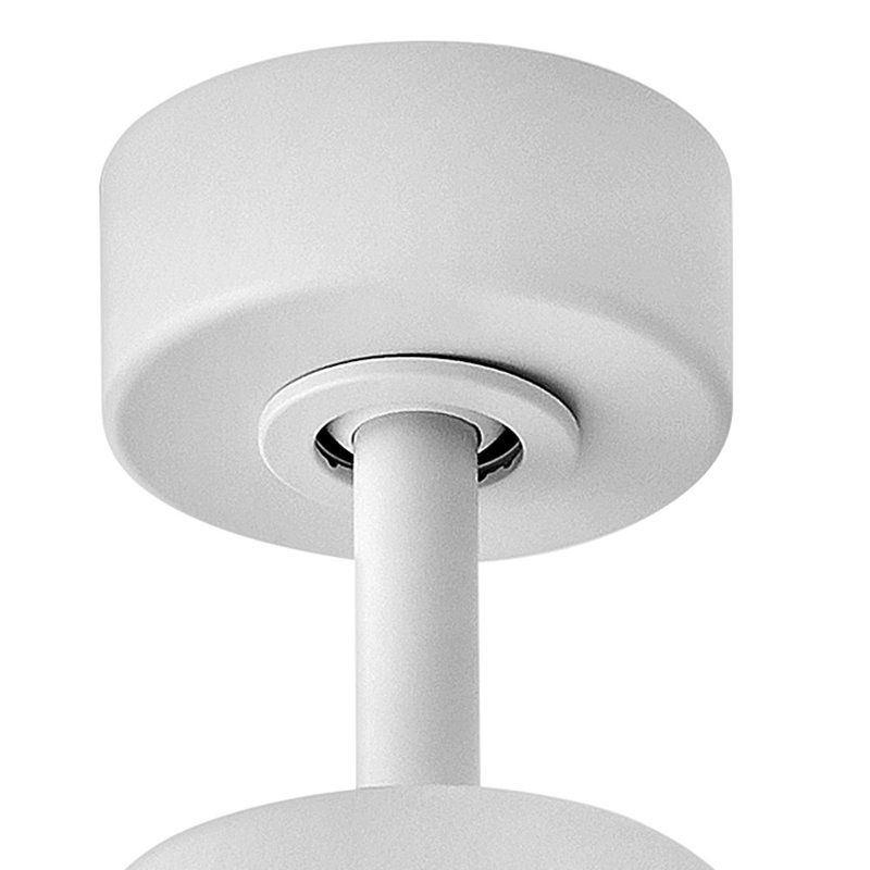 Atticus 42-in Integrated LED Smart Fan w/ HIRO control, White