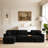 120.3"Sectional Sofa-302016454