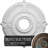 Endurathane Attica Ceiling Medallion, 18"OD x 4"ID x 5/8"P (Fits Canopies up to 5"), Hand-Painted Bronze Blue Patina Finish-73157408