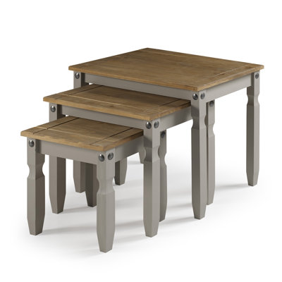 Bridewell 3 - Piece Solid Wood Living Room Table Set