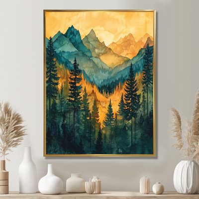 «Gorch Forest Echoes In The Summit Of Alaska III», art mural sur toile Alaska