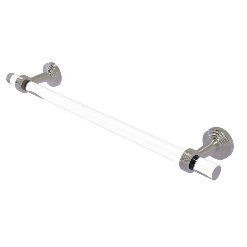 Barre à serviettes murale Pacific Beach, Nickel satiné, H 3,985 po x l 40 po x P 2,2 po