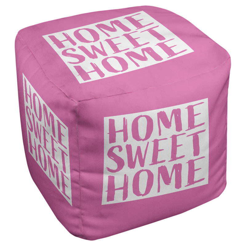 Repose-pieds à cubes wyoming the home, Rose