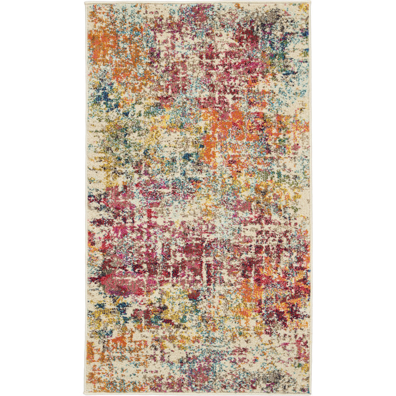 Allegro Abstract Indoor Rug, Rectangle 2'2" x 3'9"